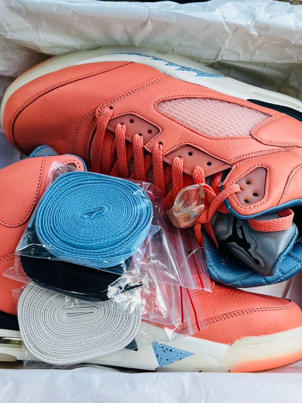New Nike Air Jordan 5 Retro x DJ Khaled 'We The Best' in Crimson Bliss colorway.